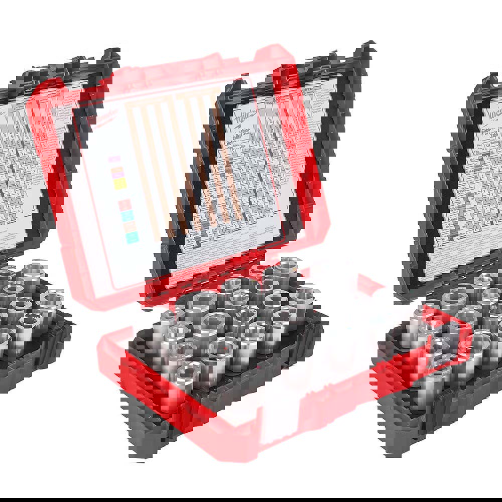 Bushing Kit: 17 Pc, Case, Use on M12 & M18 Cable Stripper